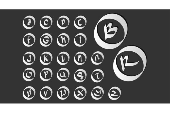 Download Alphabet Letter Merging Logo Collection. - Alphabet Collection