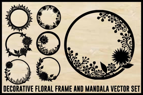 Download Vintage Floral Laser Cut Ornamental Fram - Floral Collection