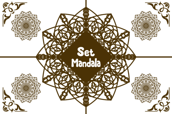 Download Mandala Set Background Ornate Design - Premium Resources