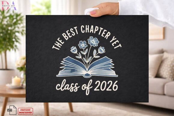 Download Class of 2026 Book Floral Design PNG - Floral Collection