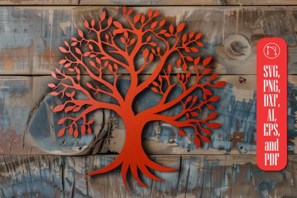 Download Tree Laser Cut SVG File Wall Decor - Decor Collection