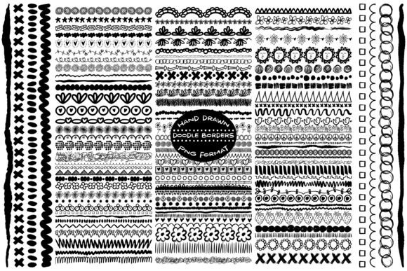 Download Decorative Doodle Borders and Dividers - Decor Collection
